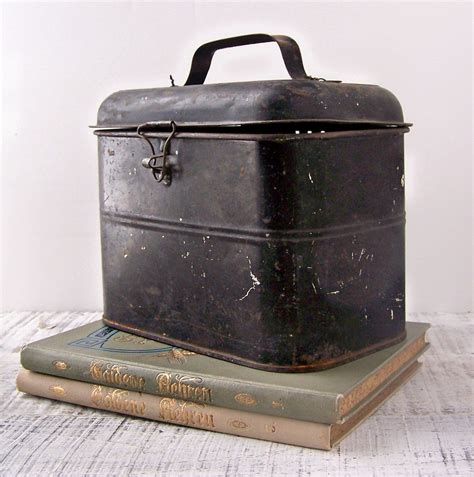 metal lunch box ebay|old fashioned metal lunch boxes.